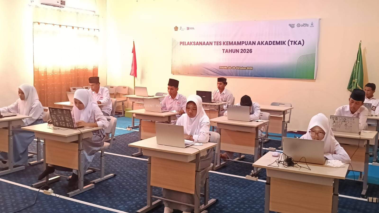 MAN 1 HALMAHERA SELATAN : Pelaksanaan Tes Kemampuan Akademik (TKA) Hari Pertama dan Kedua Berjalan Normal dan Lancar